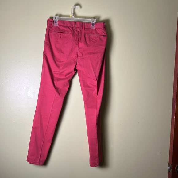 Polo by Ralph Lauren Red Slim Fit Pants - Picture 7 of 7